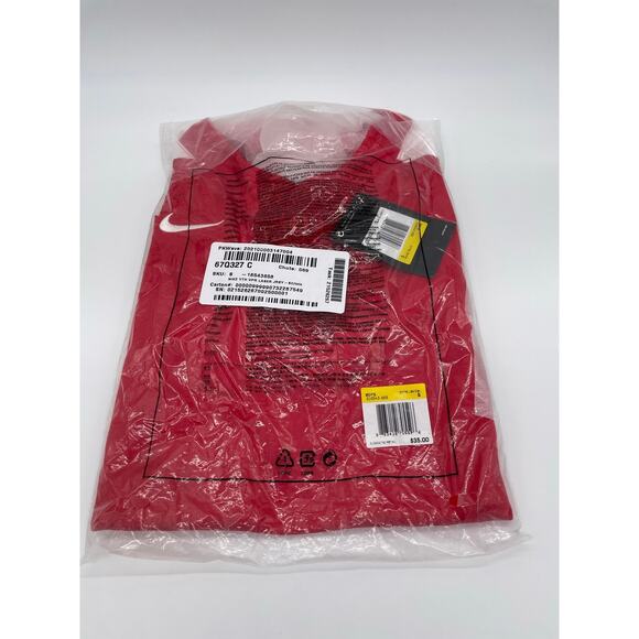 NIKE Boys Vapor 1 Button Baseball Jersey Red Sz Boys S - Picture 5 of 6